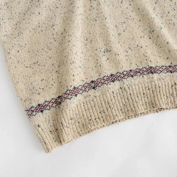 Vintage Northern Reflections Cream Crewneck  Knit Sweater - Picture 8 of 13